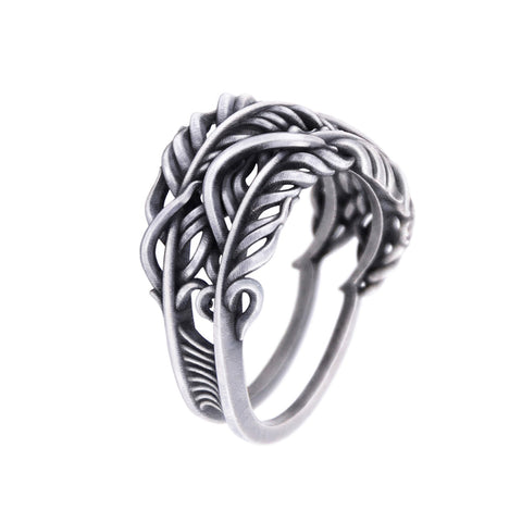 FAITH- Double Feather Ring