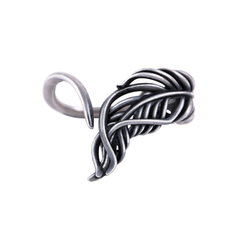 FAITH - Feather Ring with Open Shank