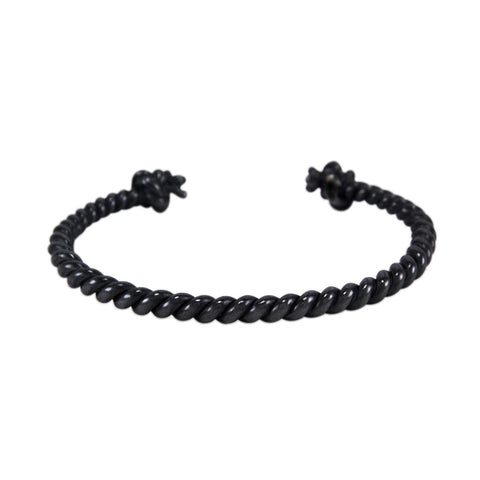 LAID ROPE Bangle - Oxidized