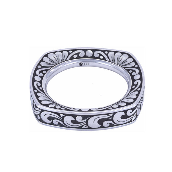 KRANOK Square Engraved Ring