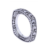 KRANOK Square Engraved Ring