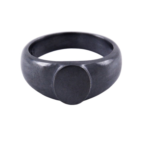 SIGNET Ring V - Oxidized