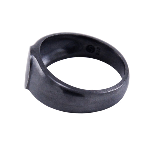 SIGNET Ring V - Oxidized